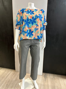 Women Top/Turquoise Blue-HT4975A