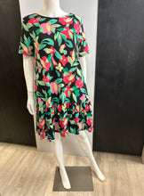 Load image into Gallery viewer, Women Dress/Black Fuchsia-HD4976B