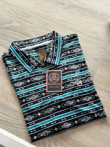 Men Polo/BlackBlue-P04