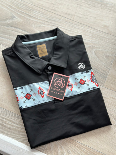 Men Polo/Azteca Black-P15