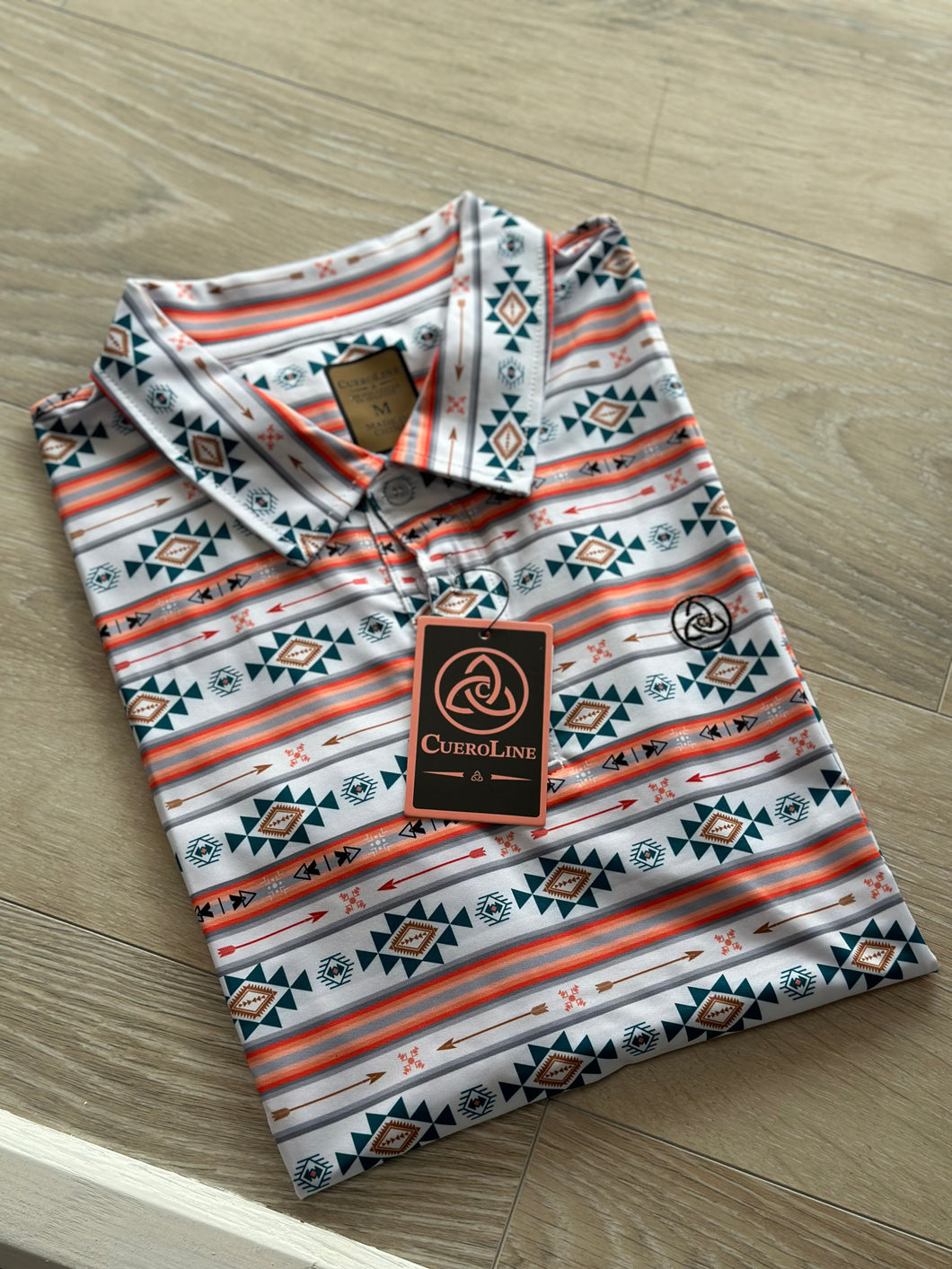 Men Polo/Arrow Orange-P05