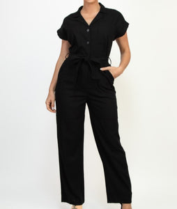 Women Jumpsuit/Black-HP-40750