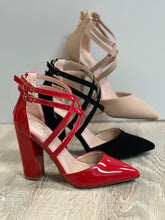 Load image into Gallery viewer, Women Heels/Red-Sonia-6