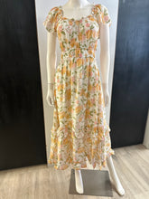 Load image into Gallery viewer, Women Dress/Yellow Multi-TB8827
