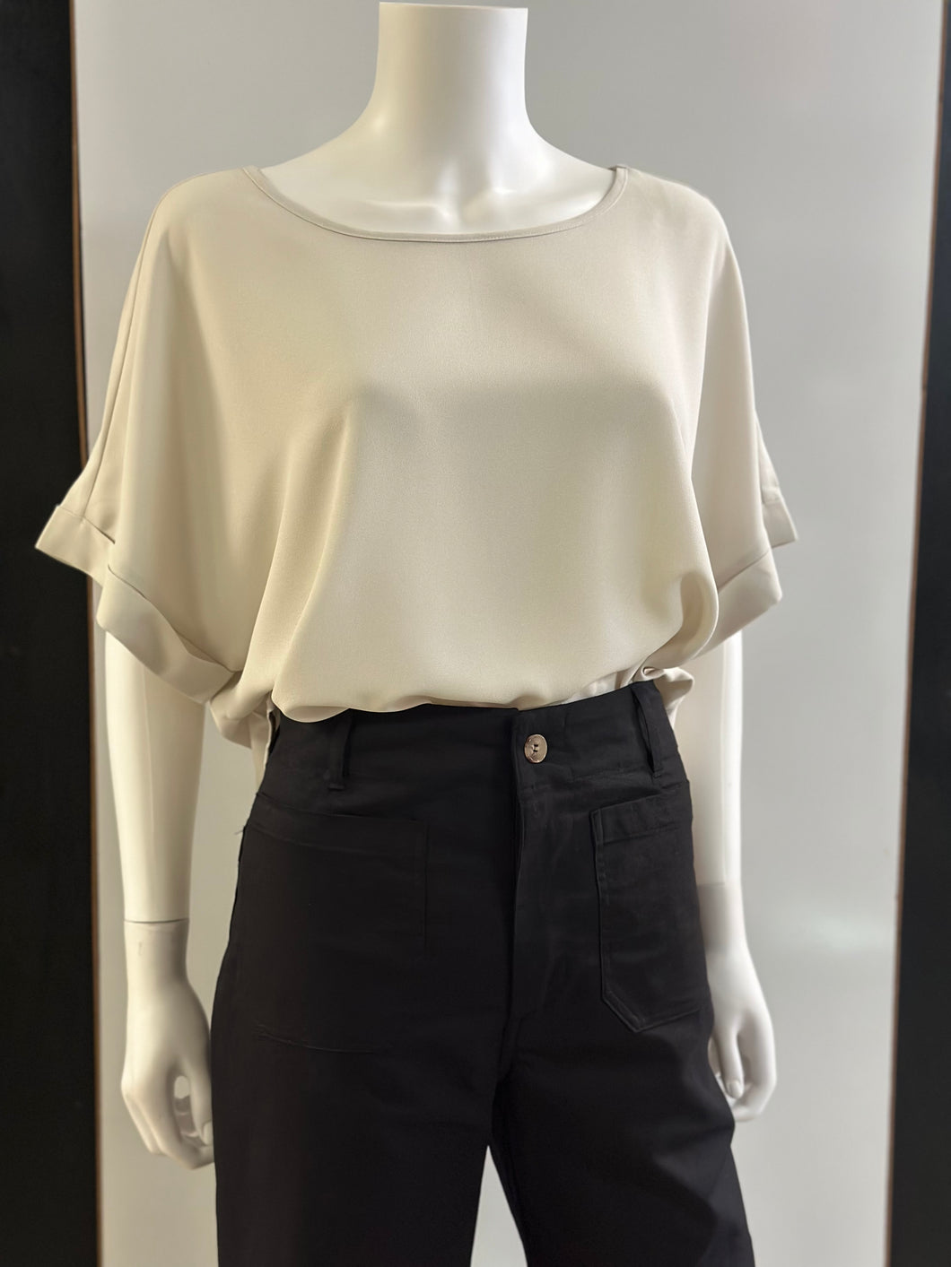 Women Plus Top/Bone-QT-3500XN
