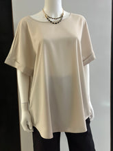 Load image into Gallery viewer, Women Plus Top/Sand Beige-QT-3500XN