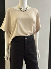 Load image into Gallery viewer, Women Plus Top/Sand Beige-QT-3500XN