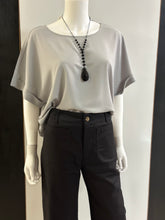 Load image into Gallery viewer, Women Plus Top/LT Grey-QT-3500XN