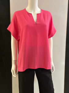 Women Top/Fuchsia-QT-1355Y
