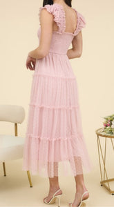 Women Dress/Pink-CR2488