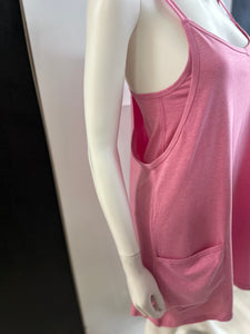 Women Mini Dress-Romper/Hot Pink-C-3405A5