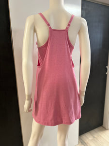 Women Mini Dress-Romper/Hot Pink-C-3405A5
