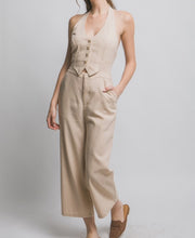 Load image into Gallery viewer, Women Jumpsuit/Khaki-3762R