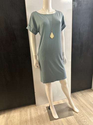 Women Dress/Blue Grey-PD-9092D4