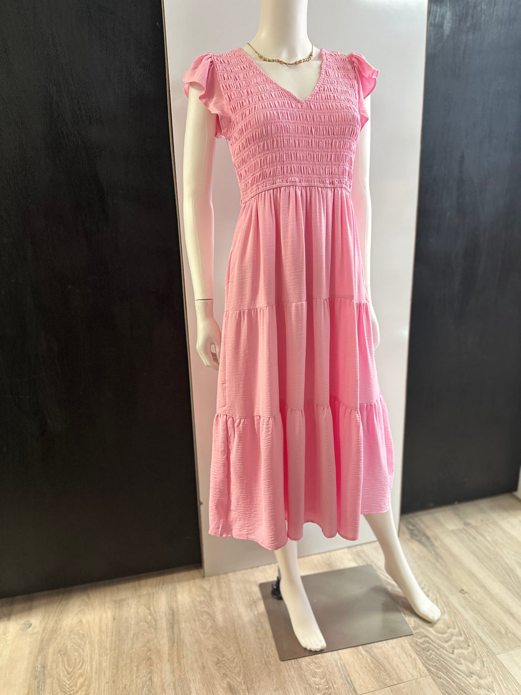 Women Dress/LT Pink-CR2179