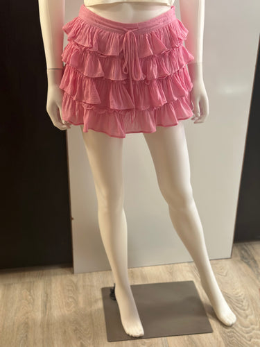 Women kirt/Pink-7340M