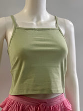 Load image into Gallery viewer, Cami Top/Pastel Green-DZ22E574