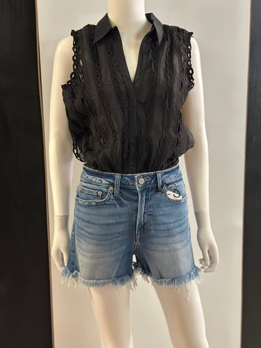 Women Bodysuit/Black-T22979