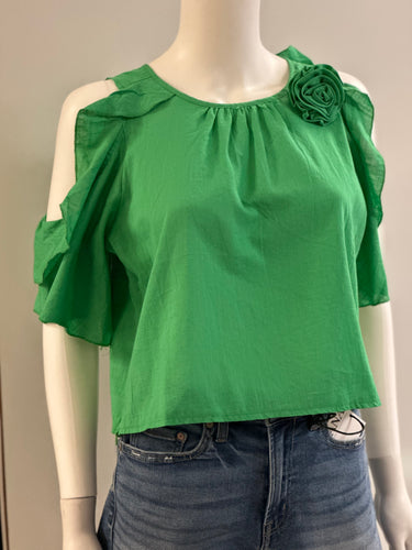 Women Blouse/Green-8820