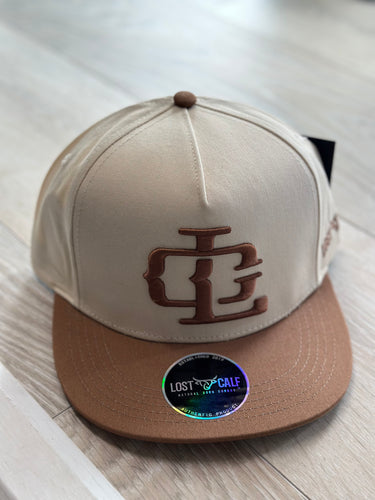 Lost Calf/Cap-Logo Flat Brown