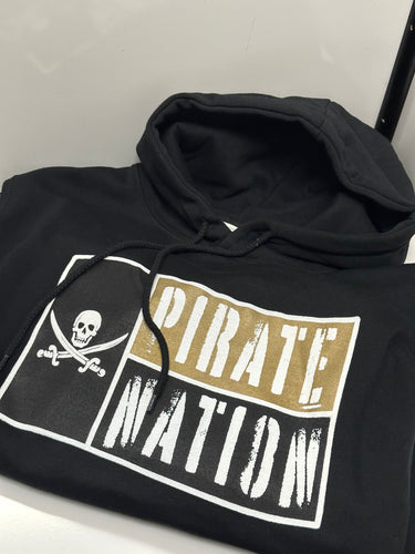 Women Hoodie/Black-Pirate Nation-1004