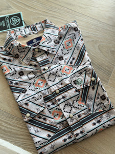 Men Cool Short Sleeve Shirt 138 Peach