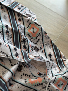 Men Cool Short Sleeve Shirt 138 Peach