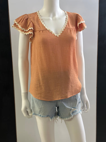 Women Top/Dusty Peach-TB8891