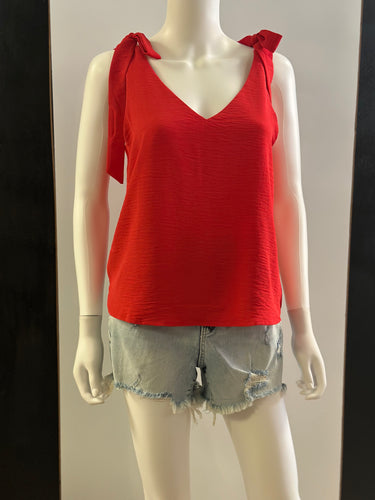 Women Top/Bright Red-MN1807B