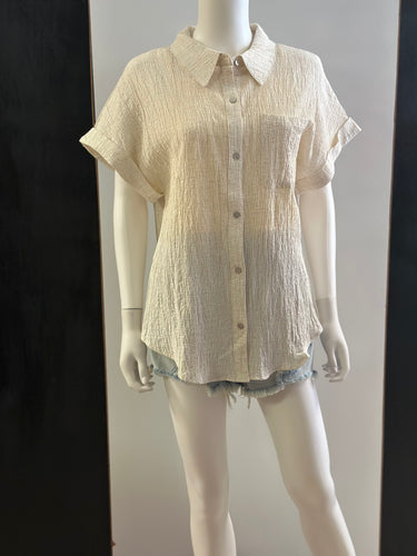 Women Top/Oatmeal-NT12033-1