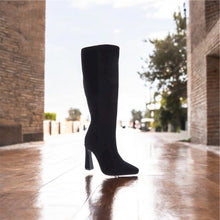 Load image into Gallery viewer, Women Boots/Black-Abby-259A